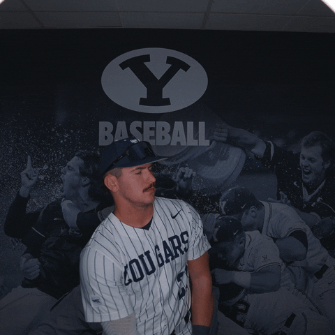 Sport Baseball GIF by BYU Cougars