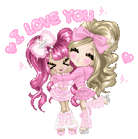 I Love You Hug Sticker by SHUSHUCHERRY