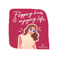Good Hair Vitamin Sticker by Kerotin Hair Care