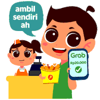Corona Vitamin Sticker by Grab Indonesia