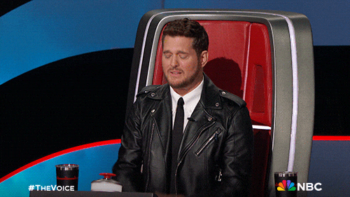 Happy Michael Buble GIF by The Voice