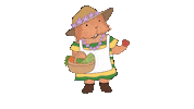 Guinea Pig Girl Sticker by M.G. Nagerfarm