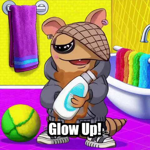 Transformation Glow Up GIF by Chillo Dillo