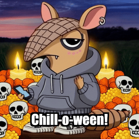 Armadillo Sugar Skull GIF by Chillo Dillo