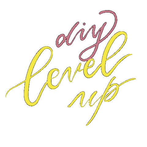 DIYKL giphyupload up diy calligraphy Sticker