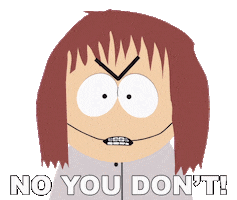 Shelley Marsh No You Dont Sticker by South Park
