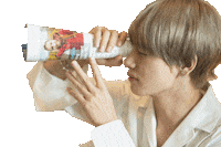 V Smile Sticker by koreadispatch