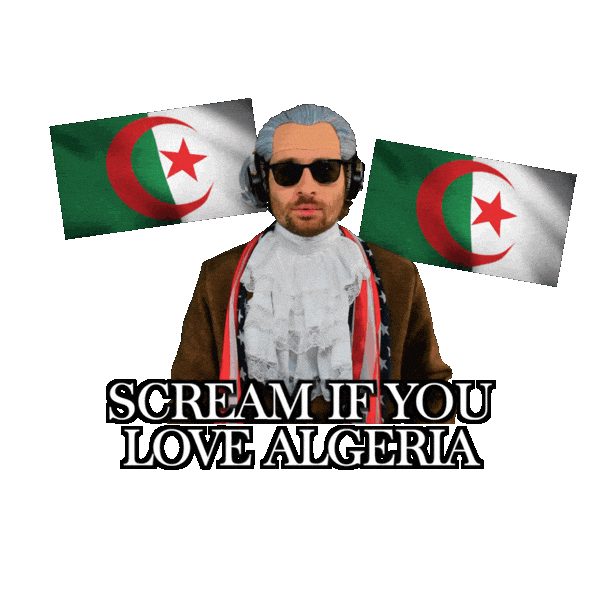 Algerien Algeria Flag Sticker