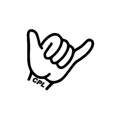 shaka hang loose Sticker by Canadian Party Life