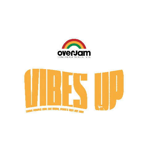 Good Vibes Sticker by OverJam_Reggae_Festival