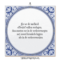 Wijsheid Spreuk Sticker by Tegelspreuken.nl