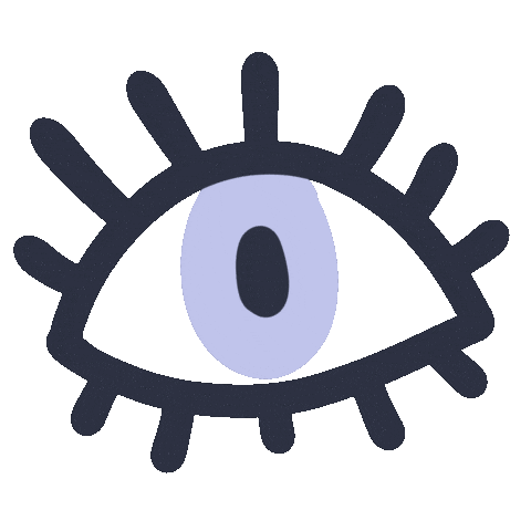 delaneyylauren eyes blink blinking lilac Sticker