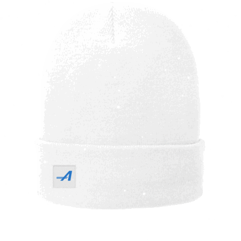 Andorfins white snow running run Sticker