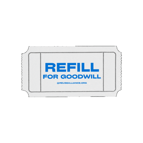 Refill Sticker by Reuse Alliance
