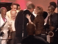 hillary clinton saxophone GIF