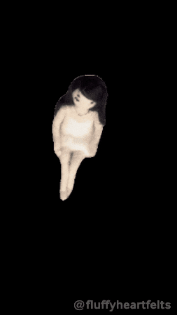 fluffyheartfelts giphygifmaker happy cute girl GIF