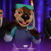 Itv Otter GIF by The Masked Singer UK & The Masked Dancer UK