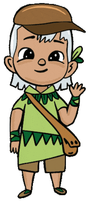 sseairtricityirl green animated character zoo Sticker