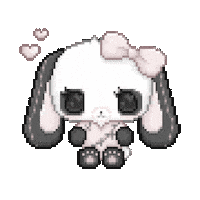 Pixel Pink Sticker