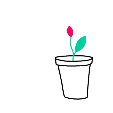 bethclaremc giphyupload illustration flower plant Sticker