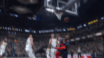 paul george dunk GIF by NBA