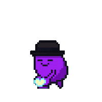 Power Pixel Art Sticker by Potatozzz by 9GAG