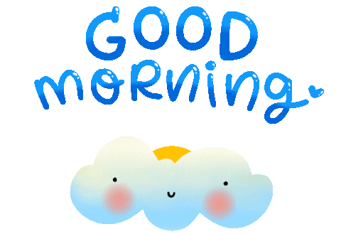 Good Morning Sun Sticker