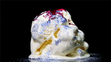 melting ice cream GIF