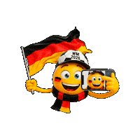 Germany Emoji Sticker by WhatsApp SIM