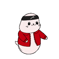 Happy Dance Sticker by Sappy Seals Community