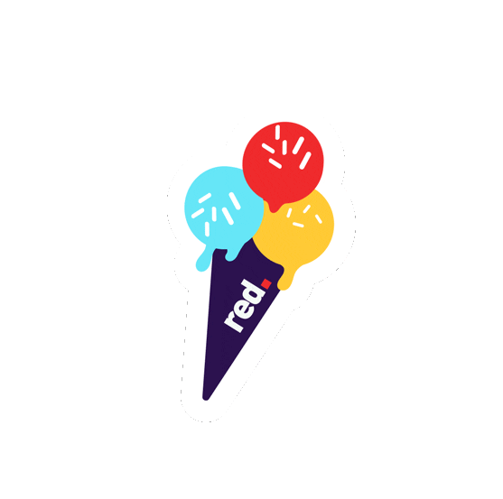 Ice Cream Fun Sticker by redbygb