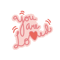 halo_dita love art loved signal Sticker