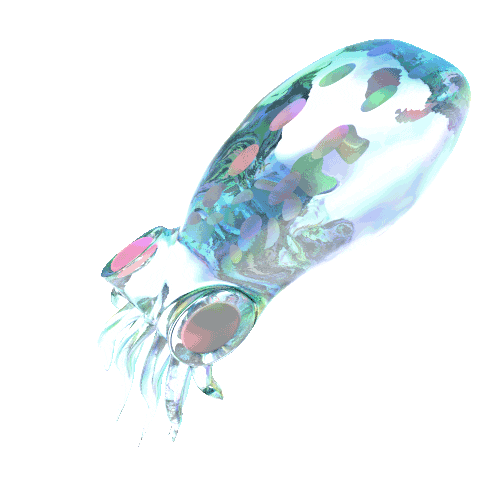 3D Ocean Sticker by Vince Mckelvie