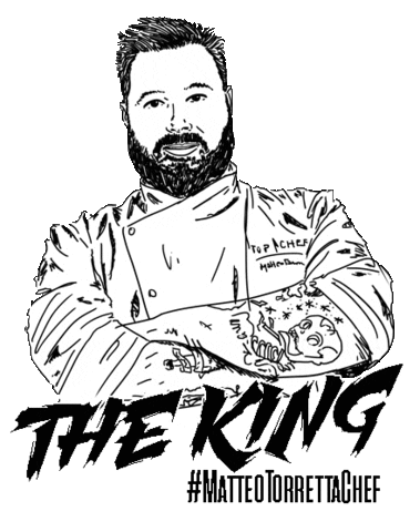 MatteoTorretta giphyupload king chef milano Sticker