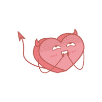 In Love Heart Sticker