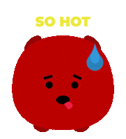 Heat Wave Love Sticker by Bookly