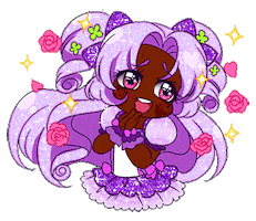 Magical Girl Glitter Sticker