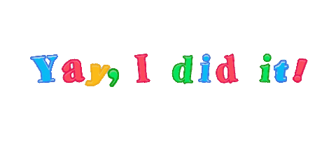 I Did It Fun Sticker