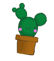 Plants Cactus Sticker by yashassegawa