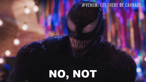 No Thank You Reaction GIF by Venom Movie