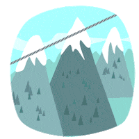 nwpd ski mountains lift andorra Sticker