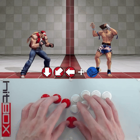 HB - KOFXV - Terry - Crack Shoot - QCB + K