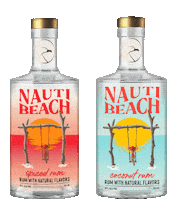 Spiced Rum Beach Sticker by Drink Nauti