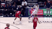 Happy College Basketball GIF by Xavier Men's Basketball