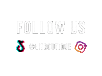 Follow Us Tik Tok Sticker by LIT Boutique