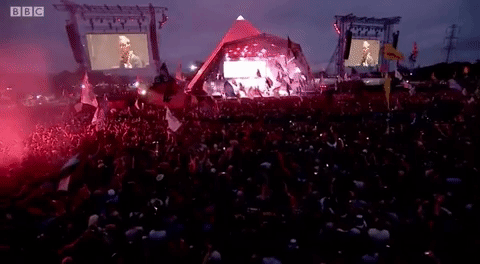 foo fighters GIF by Glastonbury Festival 2017