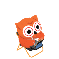 Owl Study Sticker by AGrader Learning Centre