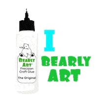 Craft Glue Sticker by Bearly Art