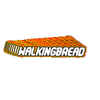 Walkingbread Sticker by Alex Boya