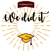 Graduation Am Sticker by Texas A&M at Qatar